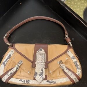 Karen Millen’s Stylish Tan and Brown Women's Bag